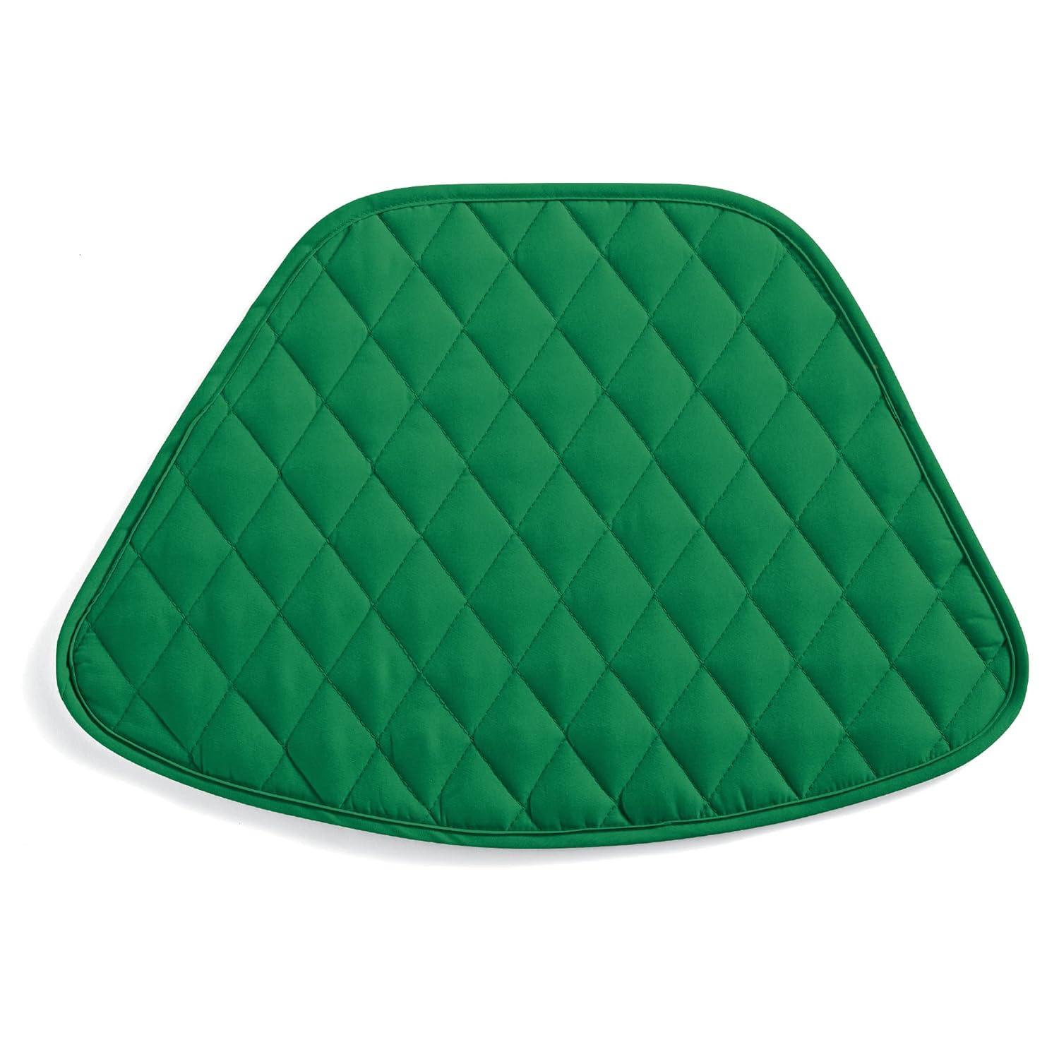 Collections Etc Kitchen Table Placemat and Centerpiece Set - 7 Pc, Holiday Green