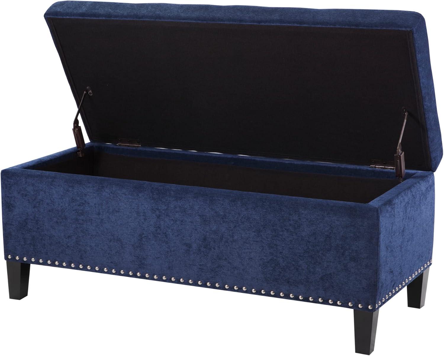 Tufted-Top Storage Ottoman