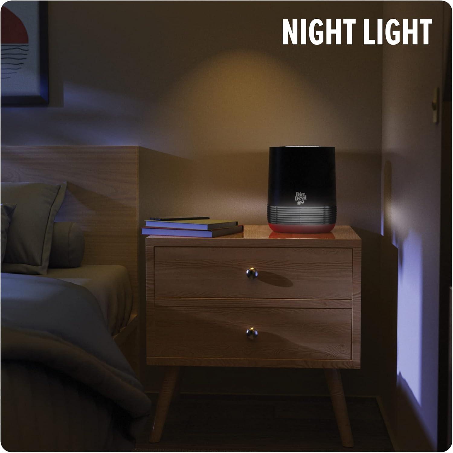 Compact White and Yellow HEPA Air Purifier Filter