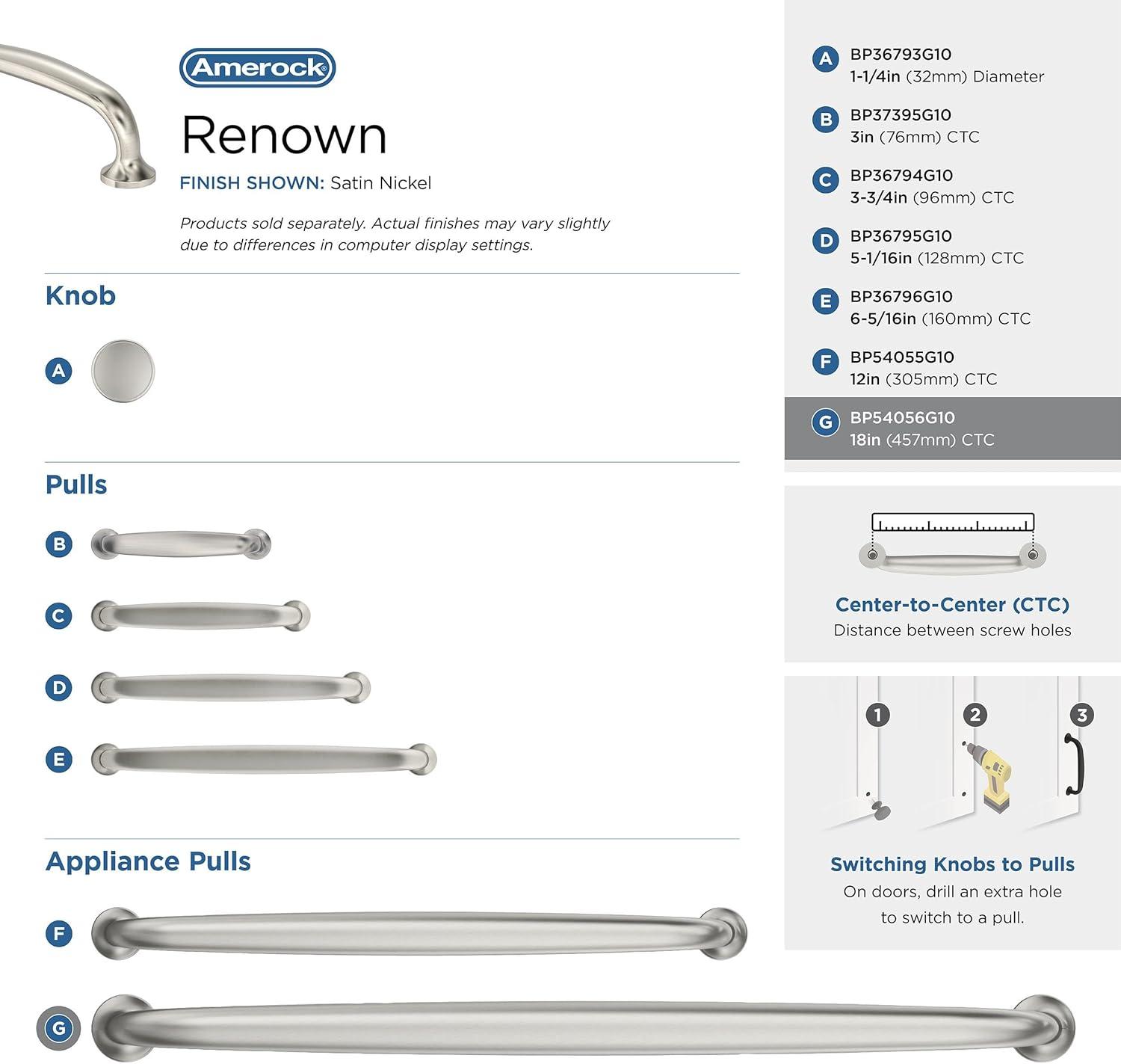 Amerock Renown Appliance Pull