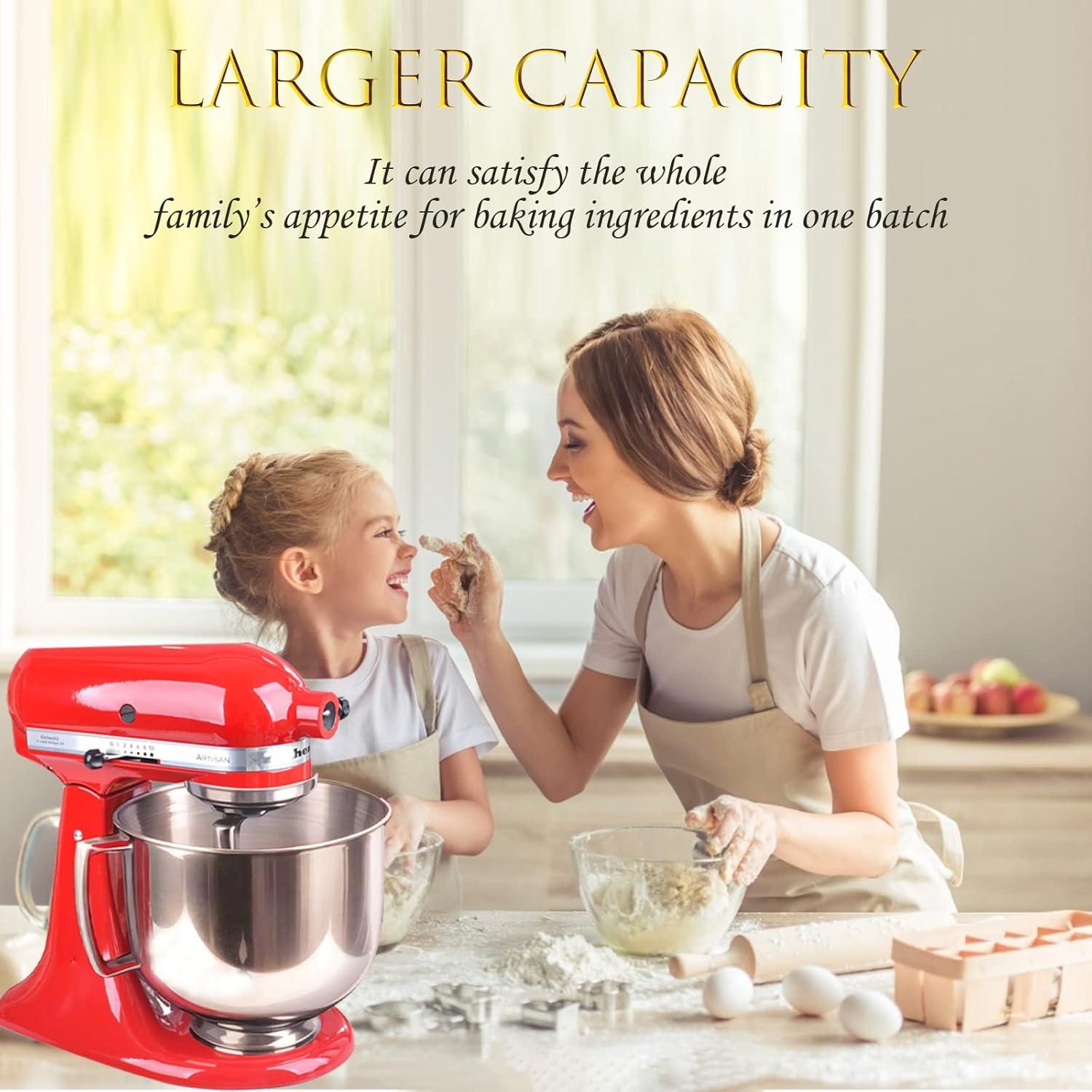 5.5 Quart Stainless Steel Mixing Bowl for KitchenAid Stand Mixers