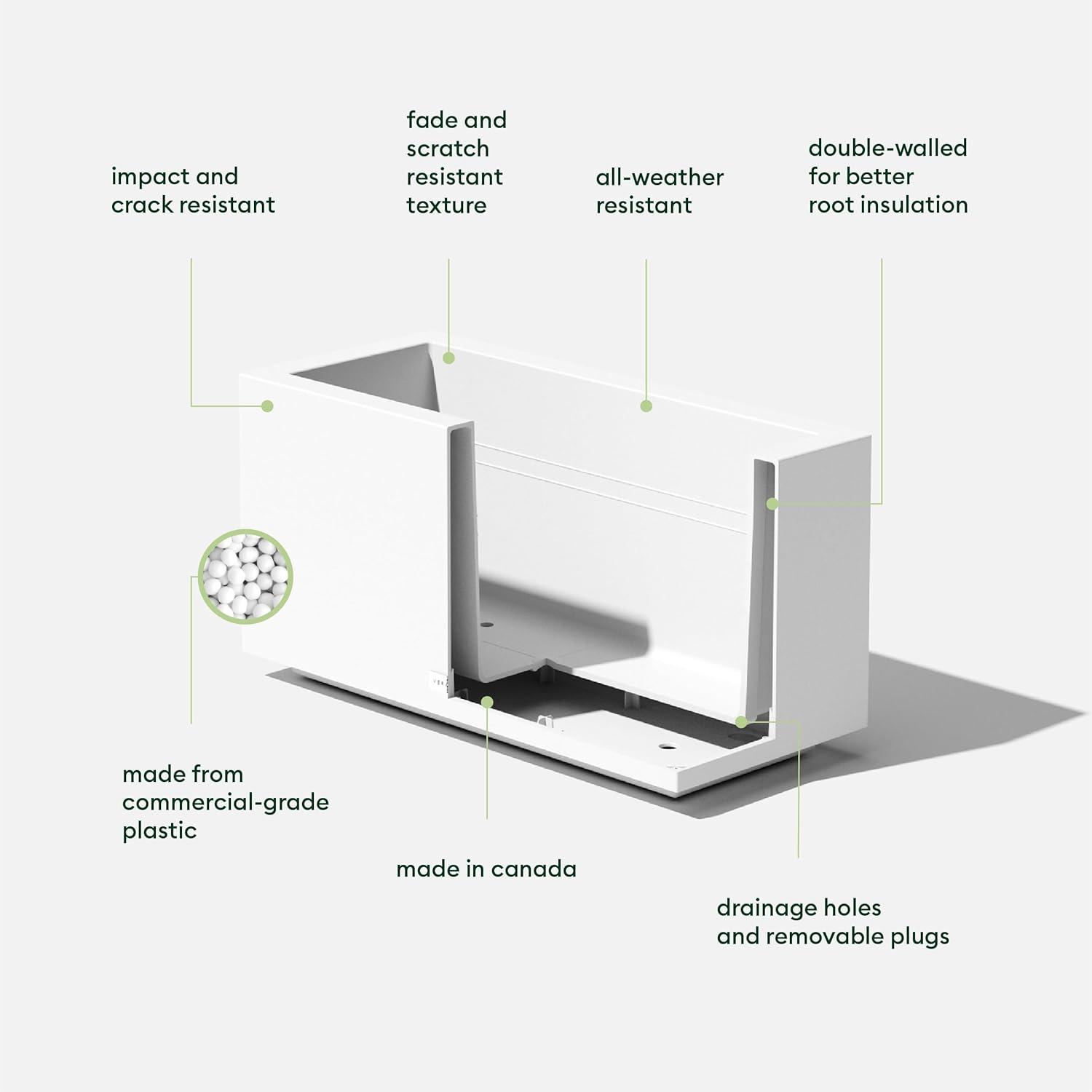 Veradek Block Series Long Box Planter