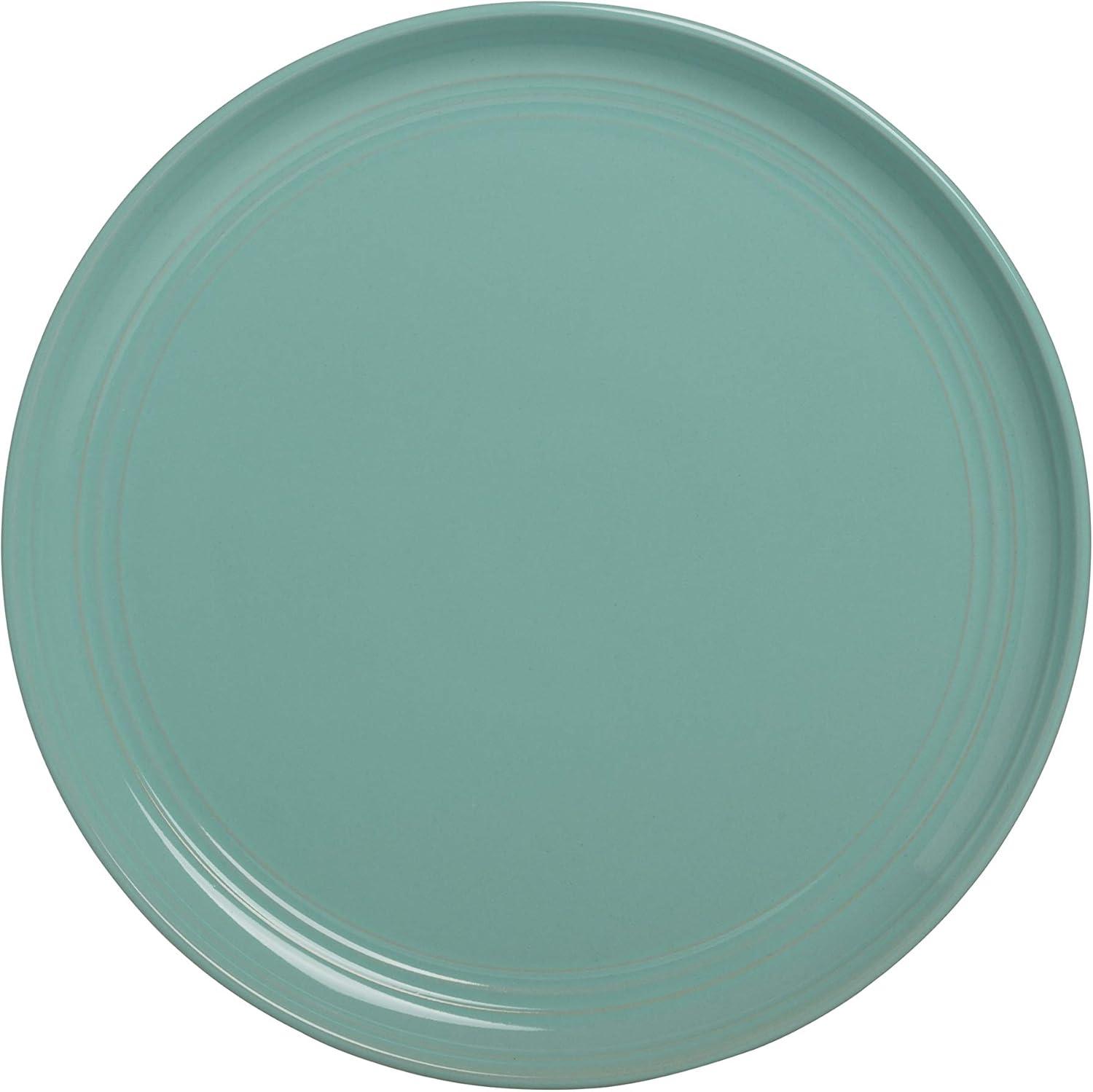 Seafoam Ceramic 16-Piece Dinnerware Set with Glossy Finish