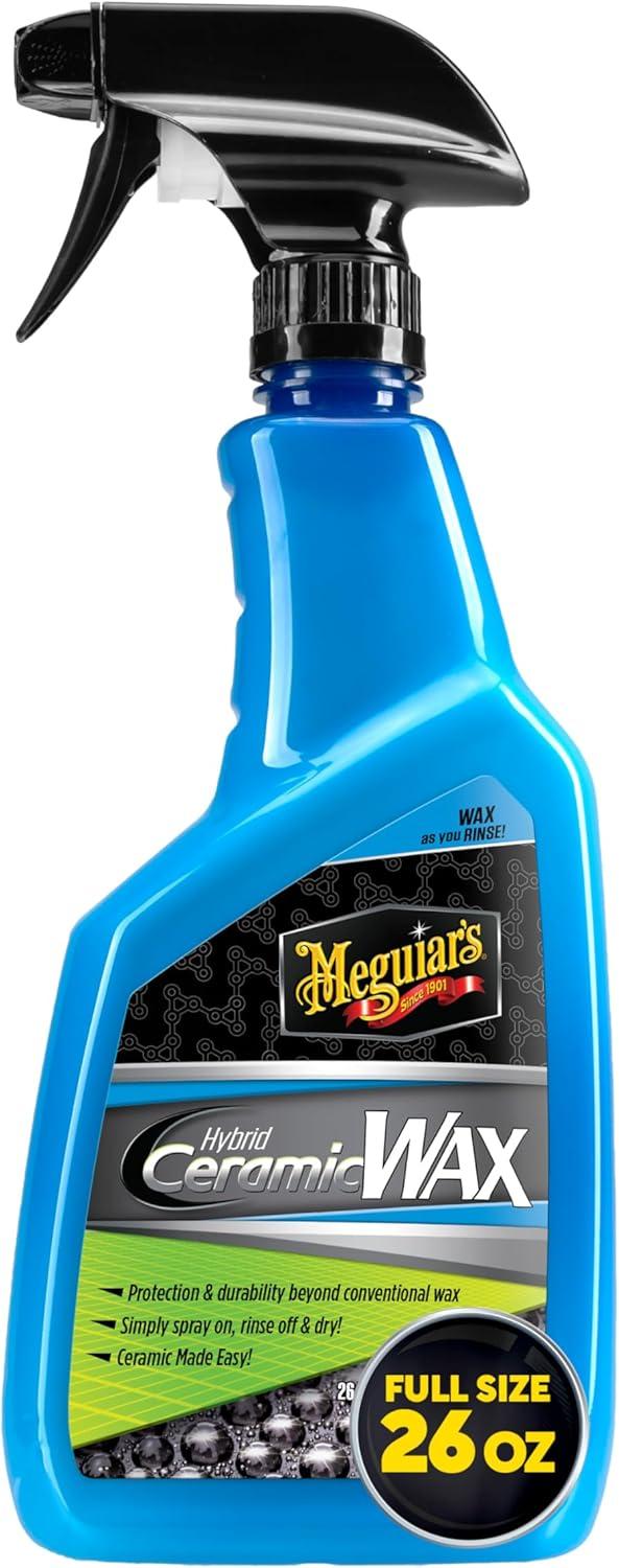 Meguiar's Hybrid Ceramic Wax – Easy to Use Ceramic Wax Protection - G190526SRP, 26 oz