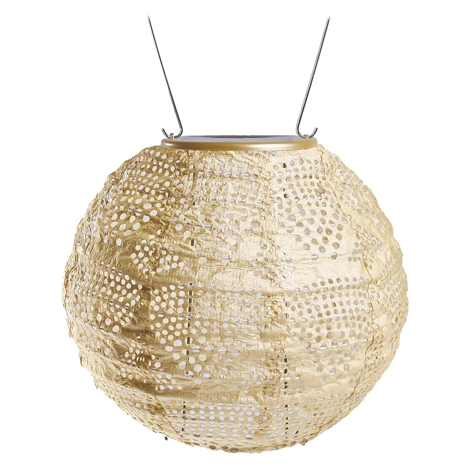 Boho Globe Solar Outdoor Lantern