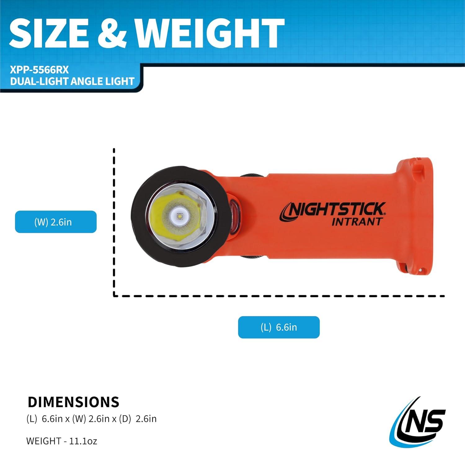 Nightstick Angle Light 3 Aa Red 200 Lumens