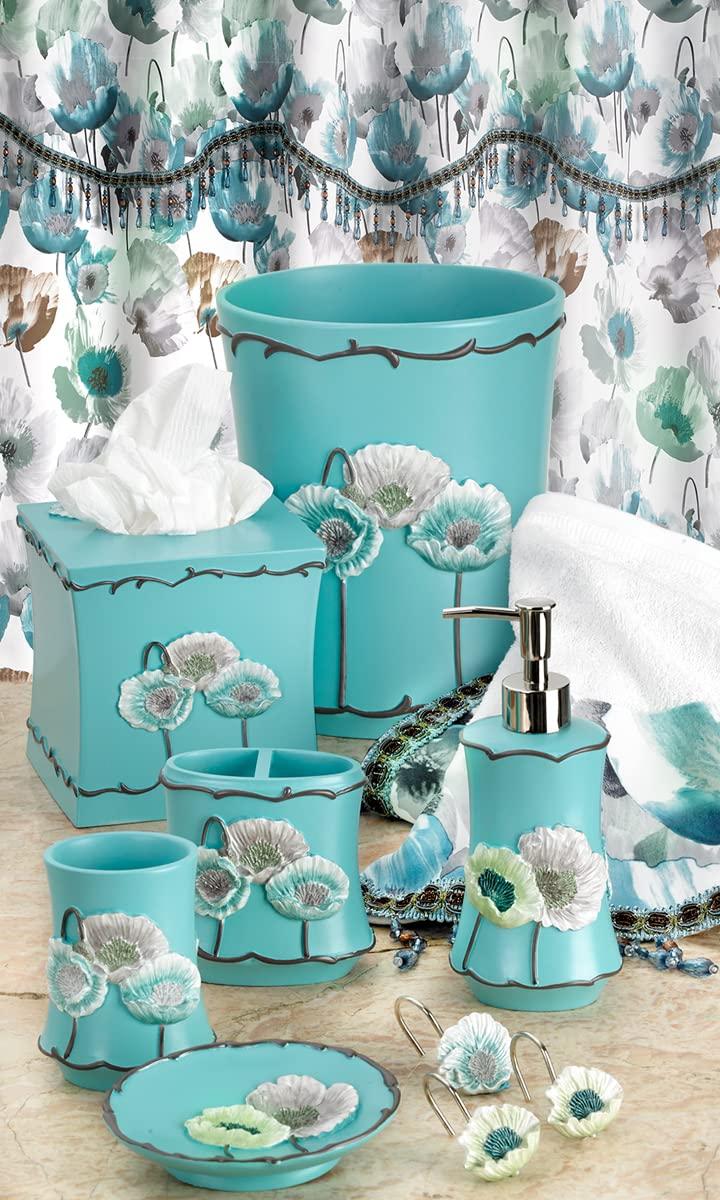 Popular Bath Plastic Open Waste Basket - 4 Gallons