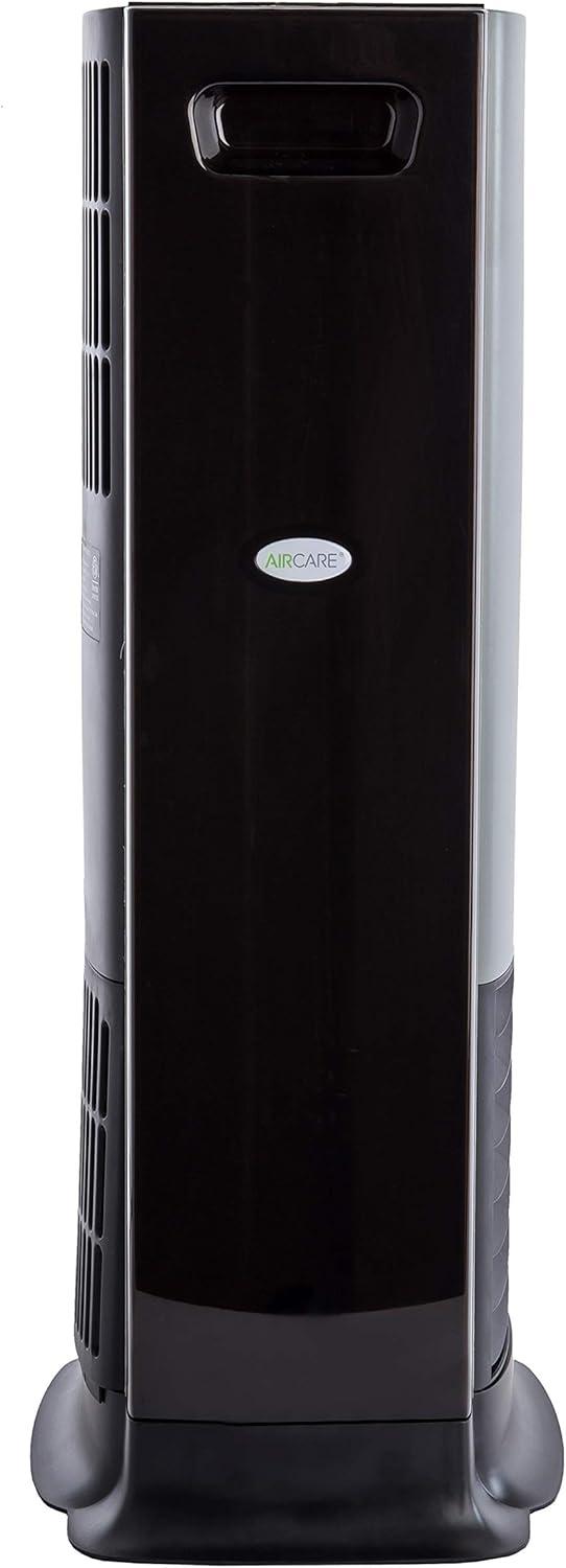 AIRCARE D46 720 Tower Evaporative Humidifier for 1200 sq. ft, Titanium/Black