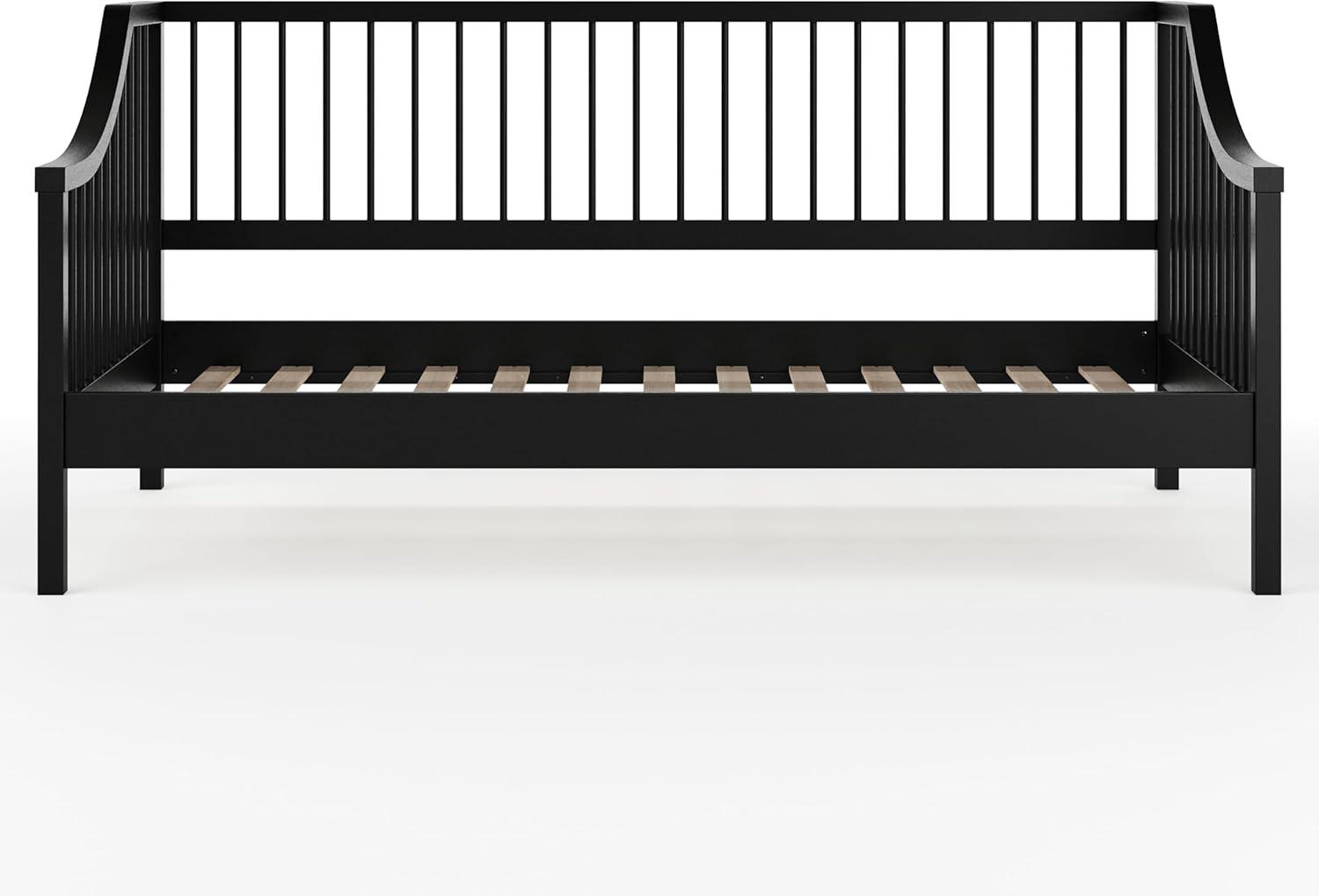 Martha Stewart Martha Stewart Neely Wooden Platform Daybed With Spindles And Wood Slat Foundation