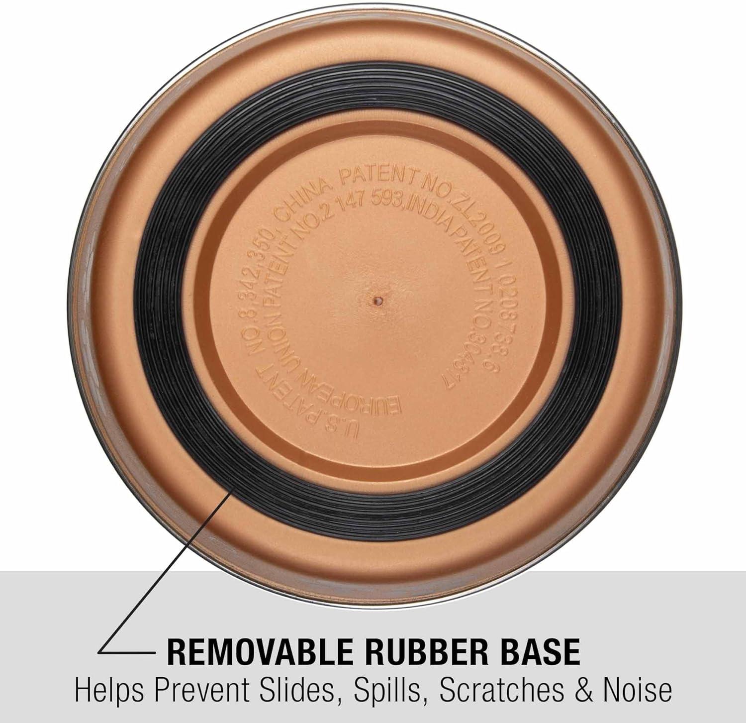 Loving Pets Bella Bowl Small Champagne, 1.0 CT