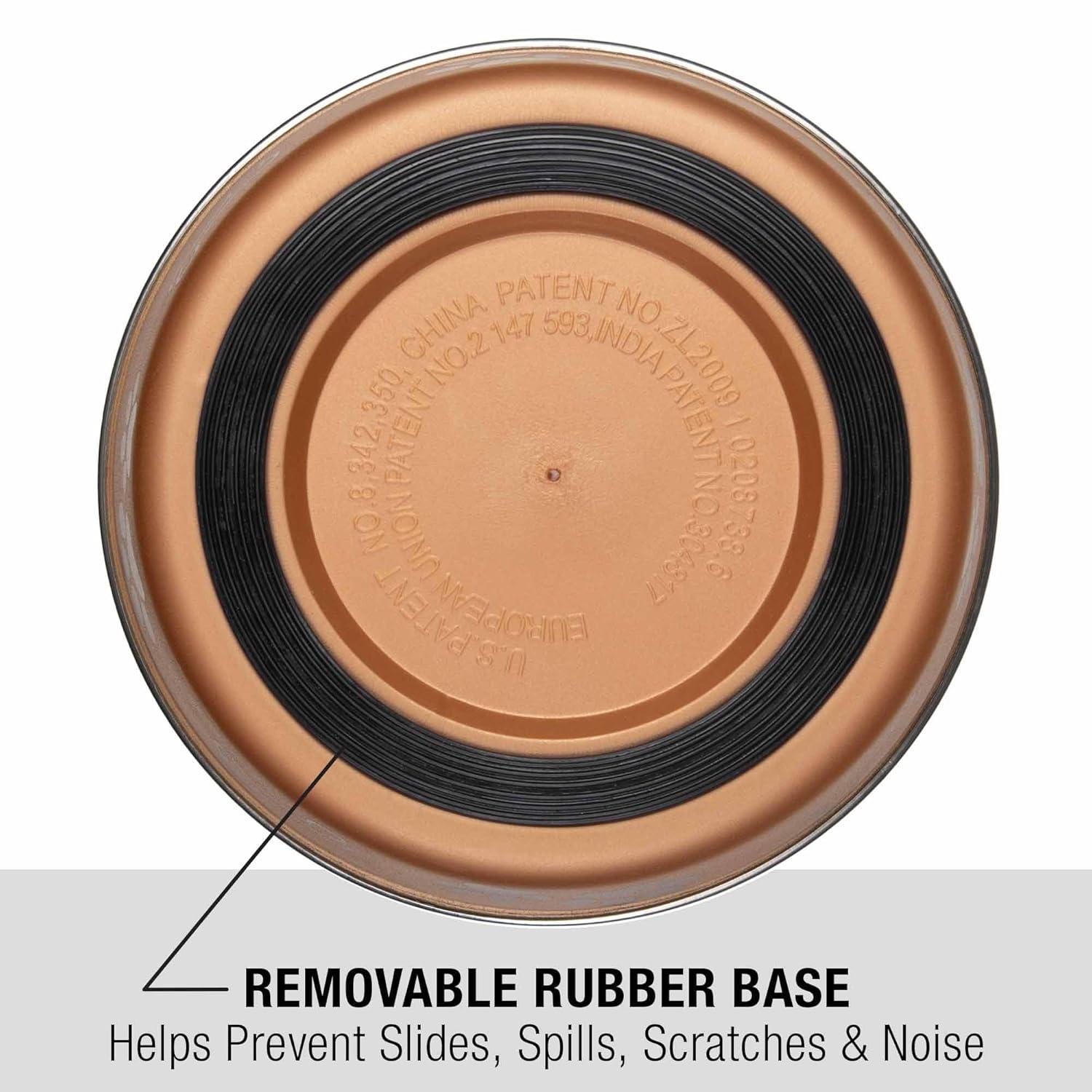 Loving Pets Bella Bowl Small Champagne, 1.0 CT