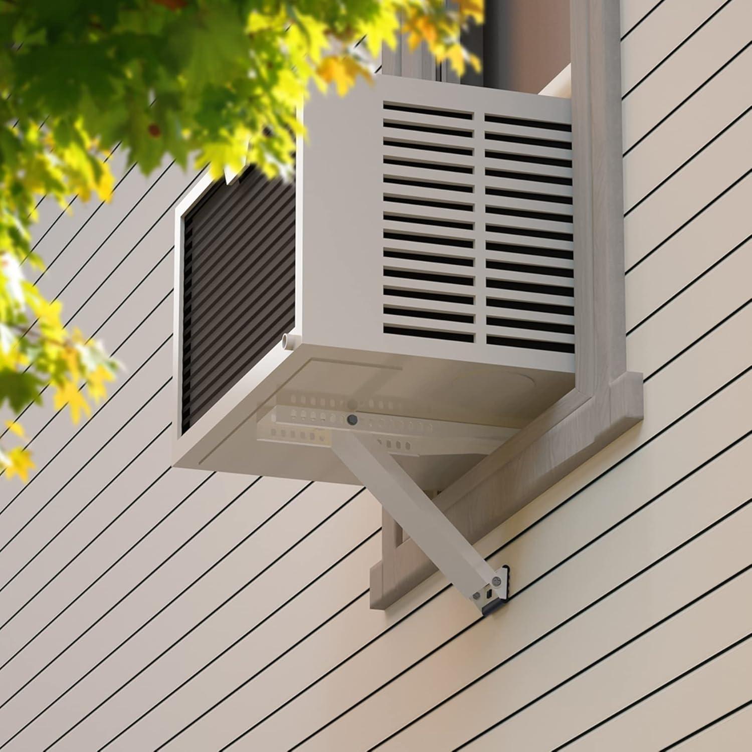 Window Air Conditioner Bracket, Light Duty Support Bracket, Up to 85 lbs, Universal to Fit 5,000 to 12,000 BTU AC Units