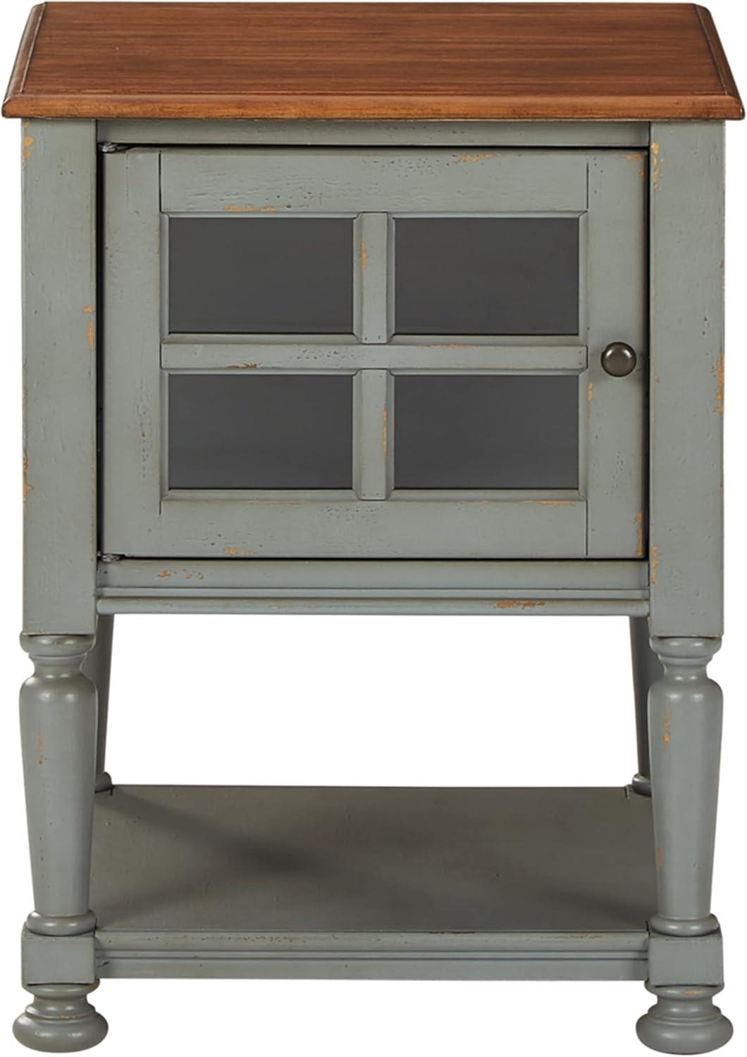 Signature Design by Ashley Casual Mirimyn Accent Cabinet  Gray/Brown