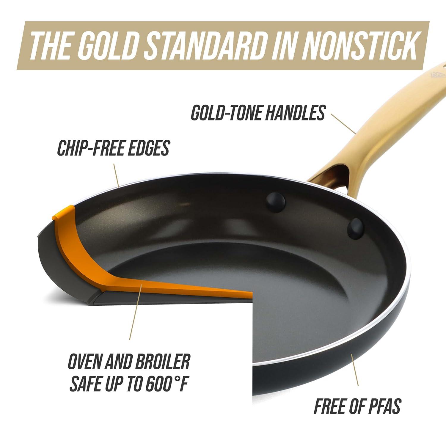 Blue Diamond Blue Diamond Gold Edition Nonstick Fry Pan