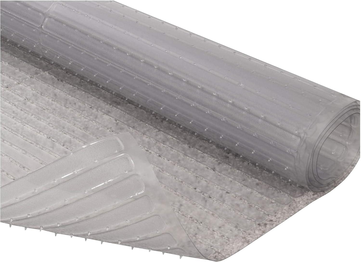 Resilia 27" x 6' Clear Vinyl Plastic Deep-Pile Floor Runner/Protector