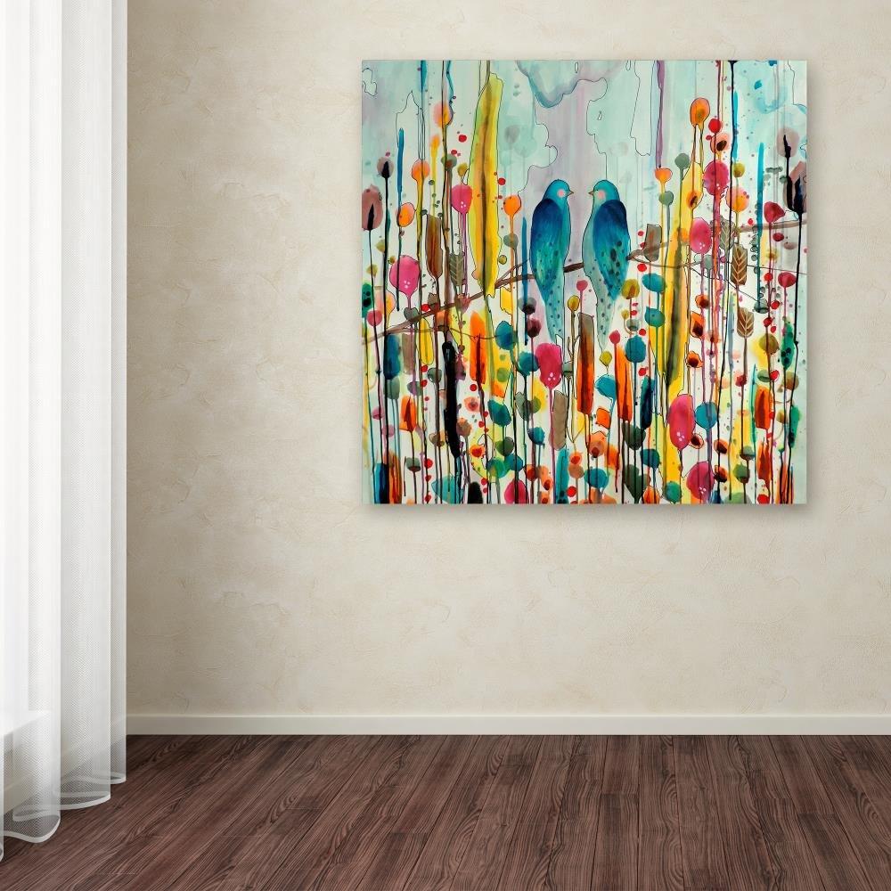 Trademark Fine Art -Sylvie Demers 'We' Canvas Art - 35''x35''