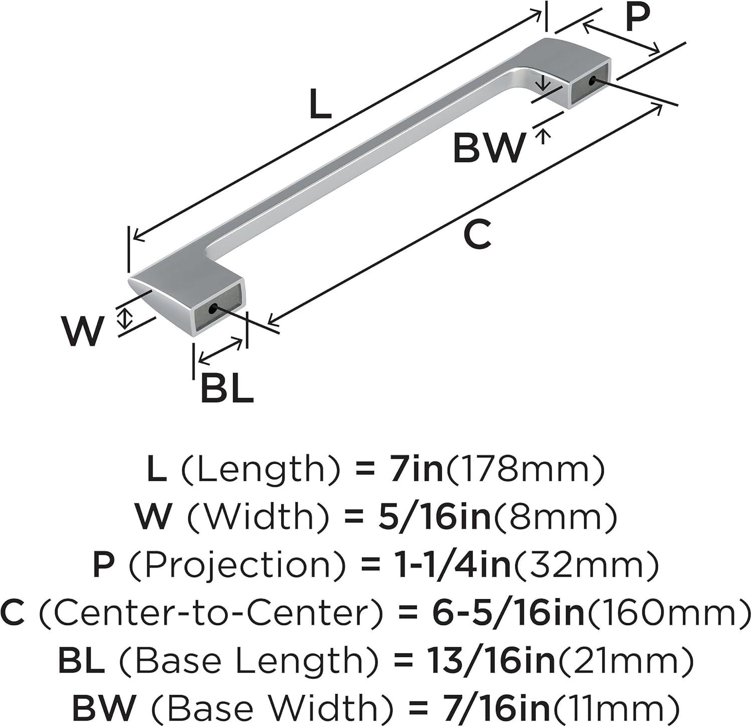 Riva 6 5/16" Center to Center Bar Pull