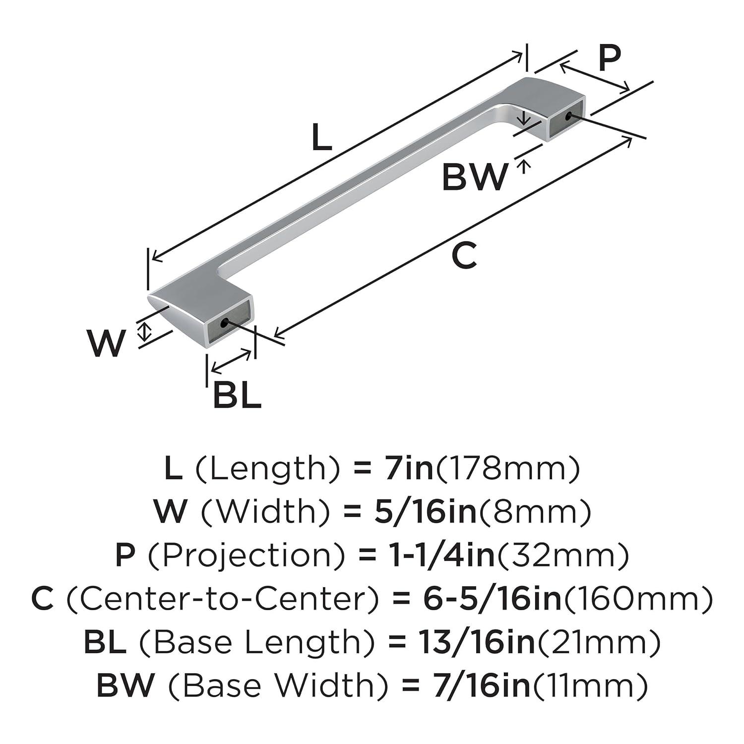 Riva 6 5/16" Center to Center Bar Pull