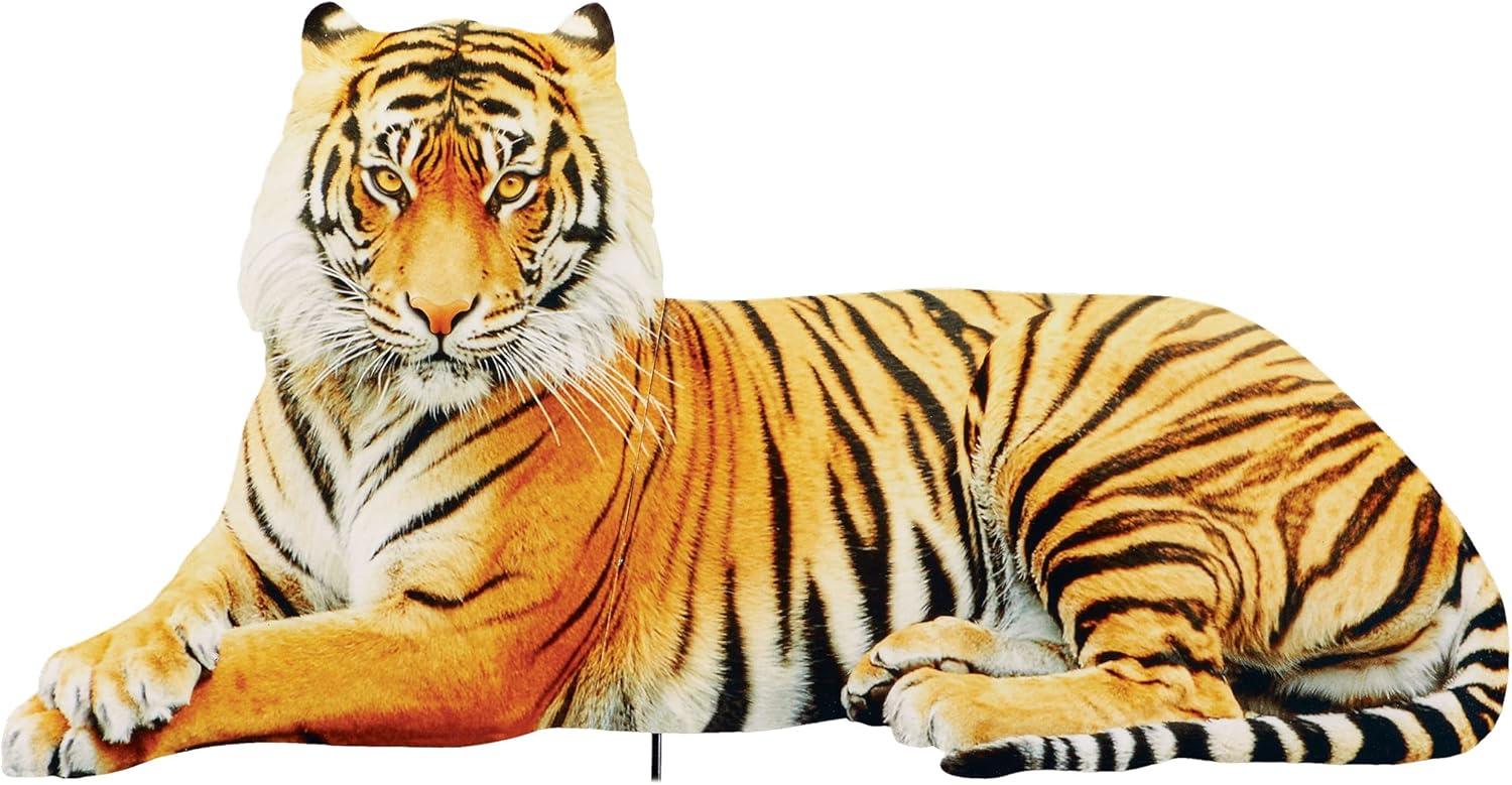 Collections Etc Realistic Laying Tiger Outdoor Garden Stake NO SIZE