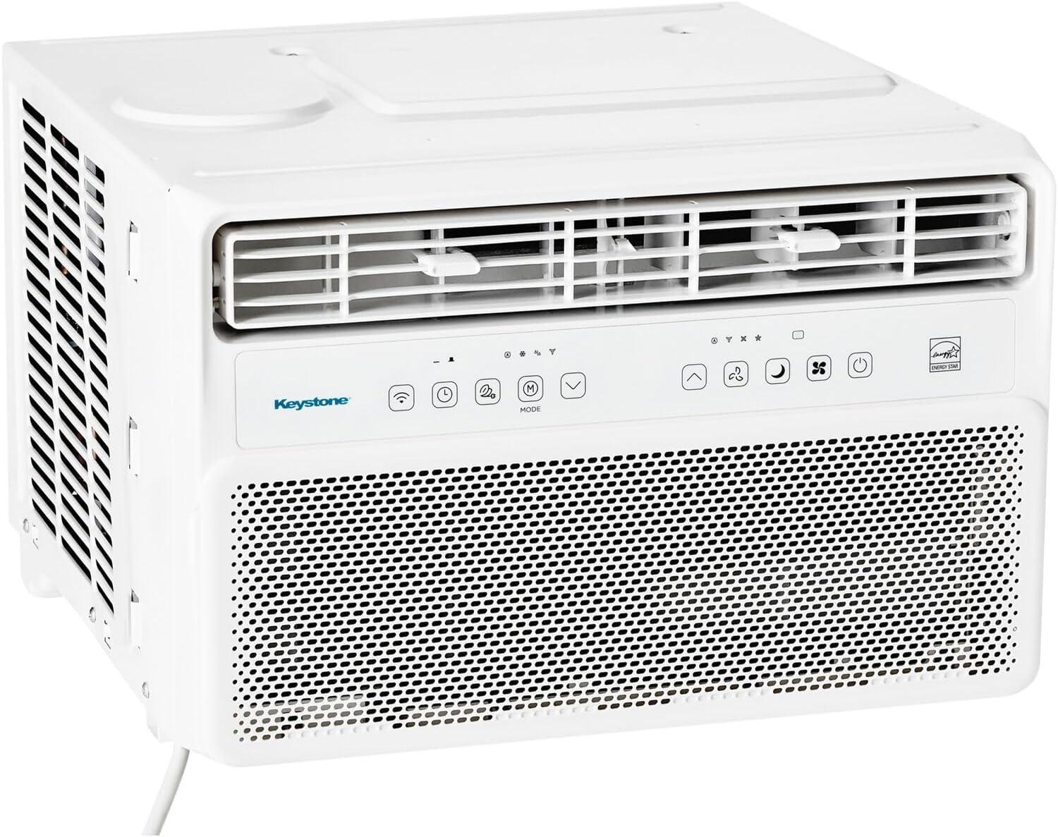 Keystone 12000 BTU Wi-Fi Connected Window Air Conditioner with Remote Included