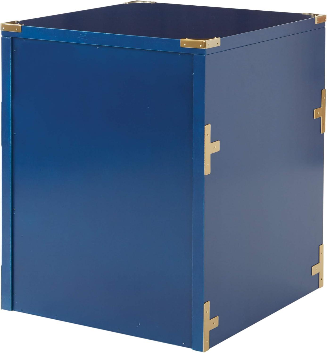 OSP Home Furnishings Wellington 2 Drawer File Cabinet in Lapis Blue ASM