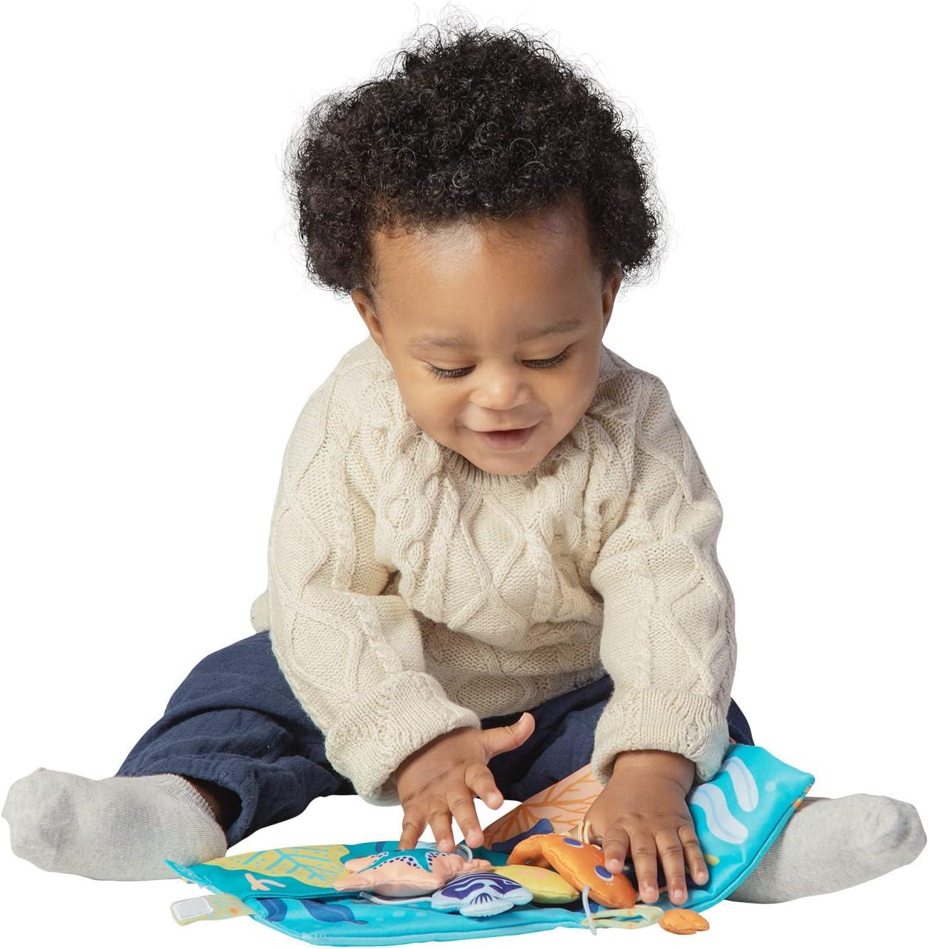 Manhattan Toy Deep Sea Dive Machine Washable Bath Time Activity Book for Infants and Toddlers