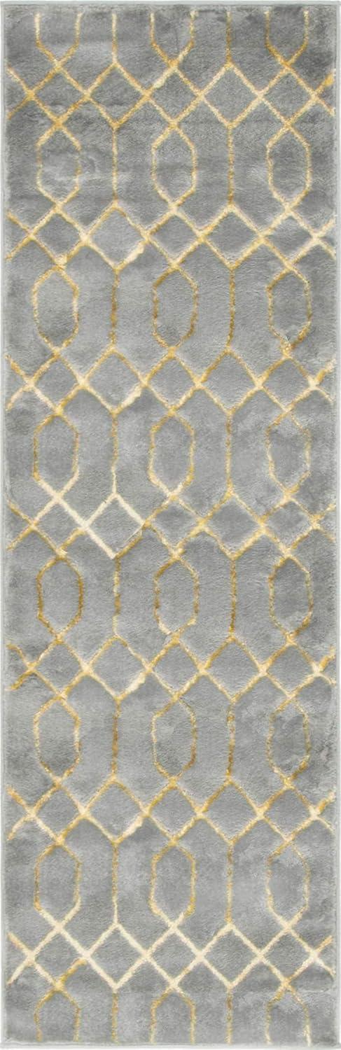 Glam Gray/Gold Area Rug
