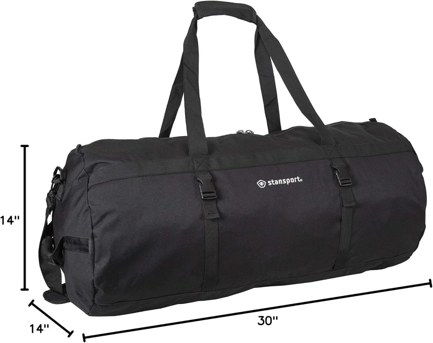 Stansport 30" Traveler Duffel Bag Black