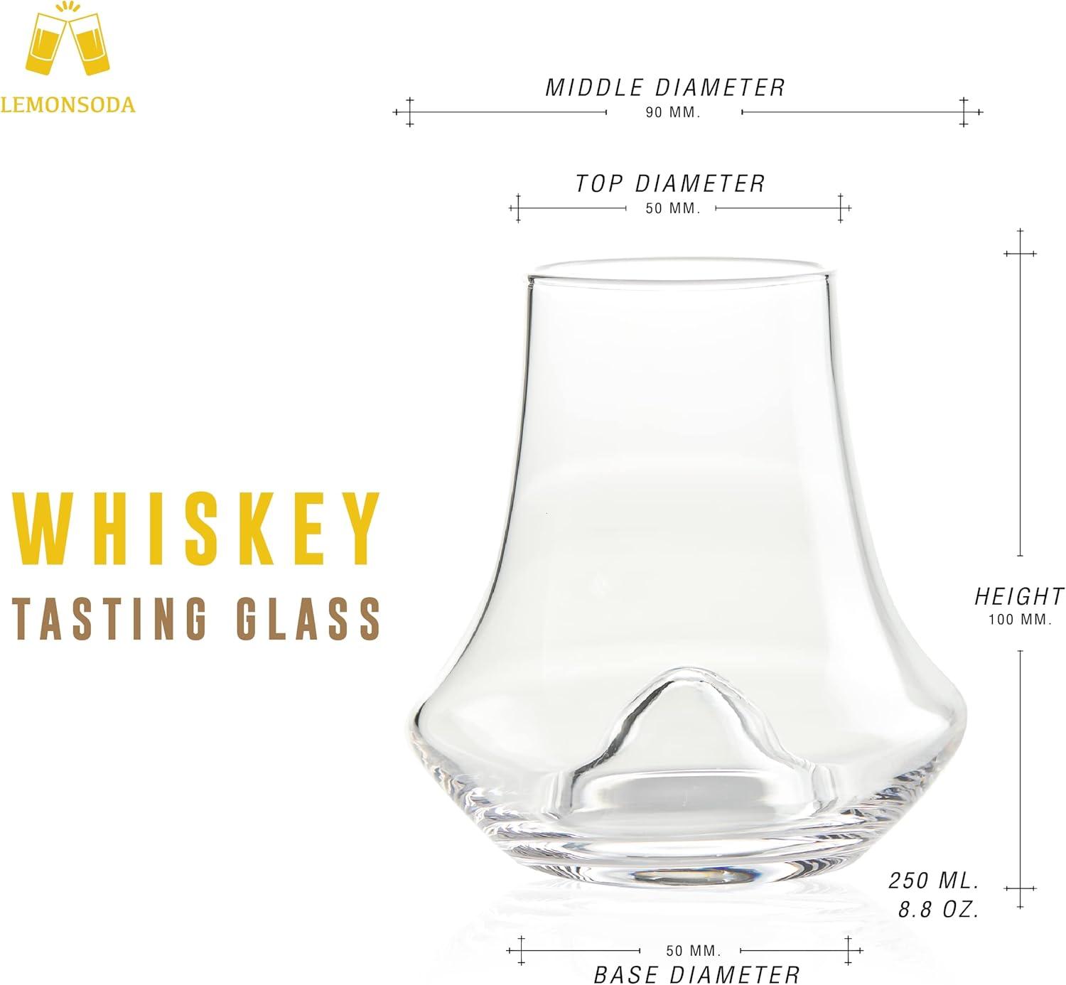 True Whiskey 12 oz Tasting Glasses
