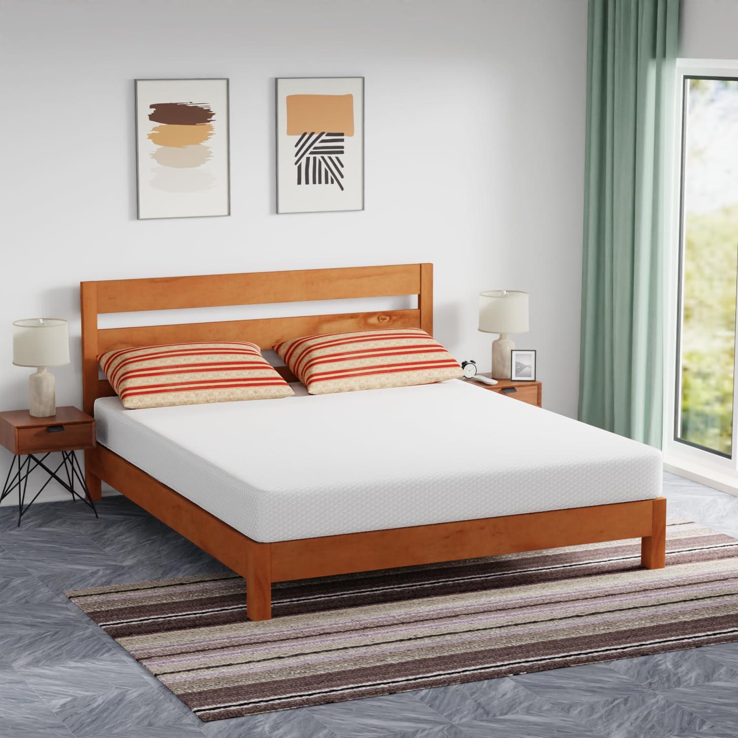 FDW 8 inch California King Mattress Gel Memory Foam Mattress for Cool Sleep & Pressure Relief/CertiPUR-US Certified/Bed-in-a-Box,California King