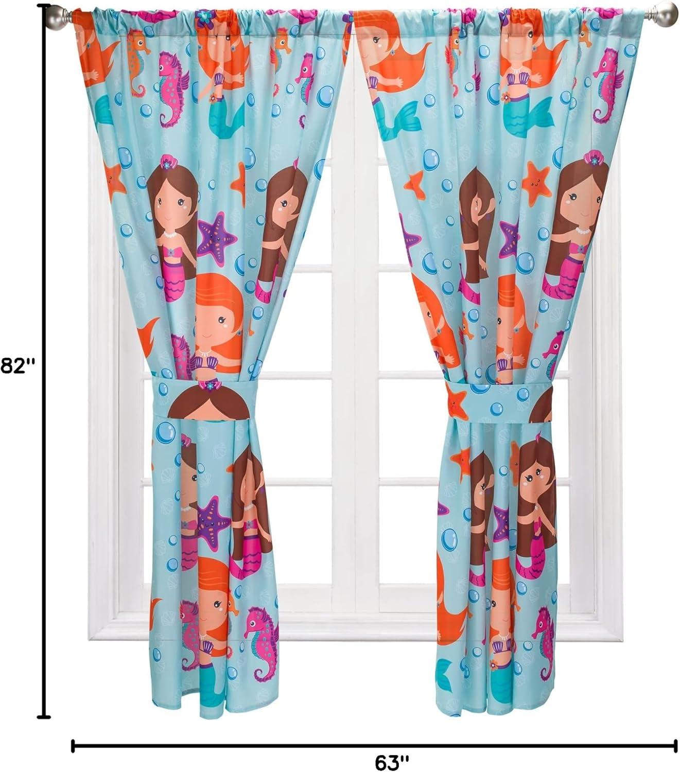 Everyday Kids Mermaid Undersea Adventure Drapes