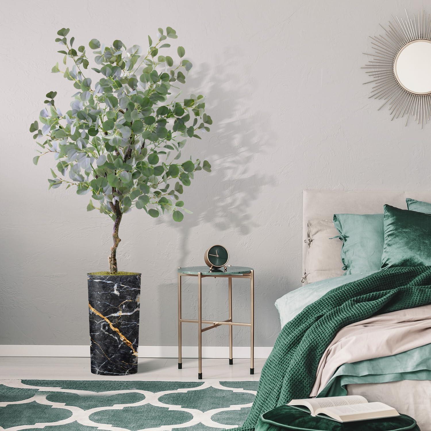 SIGNLEADER Artificial Plant In Planter, Fake Areca Tropical Palm Plant Home Decoration (Plant Pot Plus Plant)