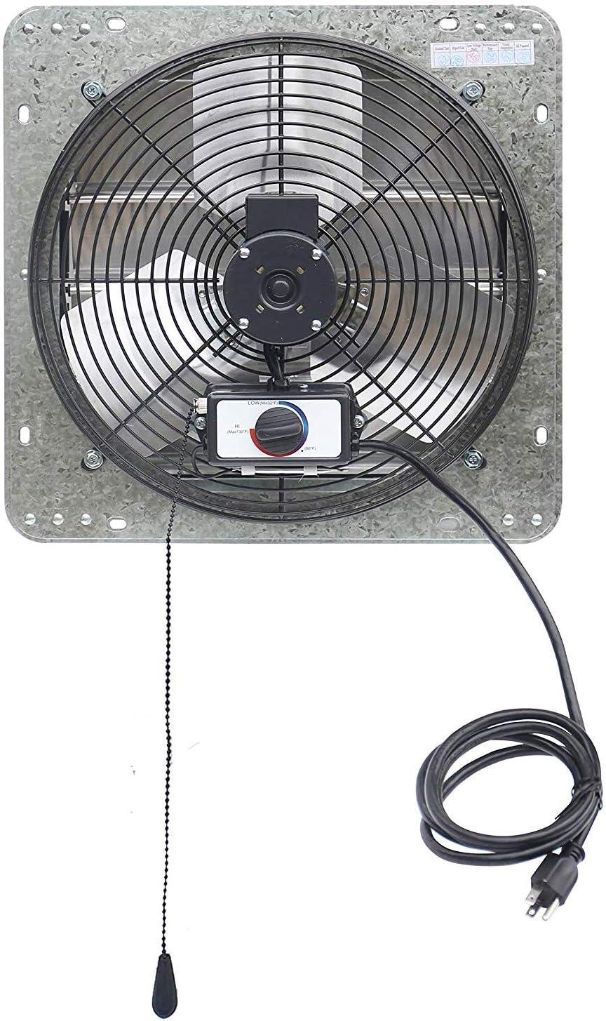 iLiving ILG8SF14V-T 14 Inch 3 Speed Attic Garage Growing Ventilation Exhaust Fan