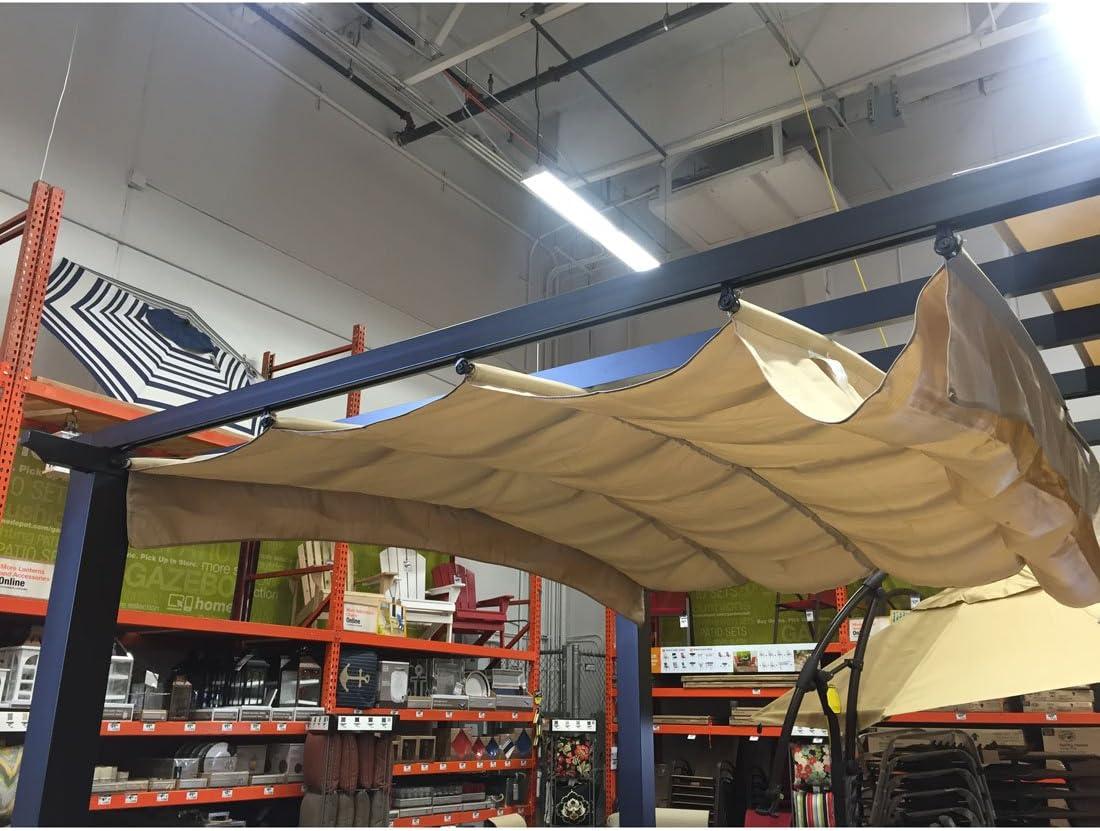 Beige Whisper UV Resistant Replacement Canopy for 9' x 9' Arched Pergola