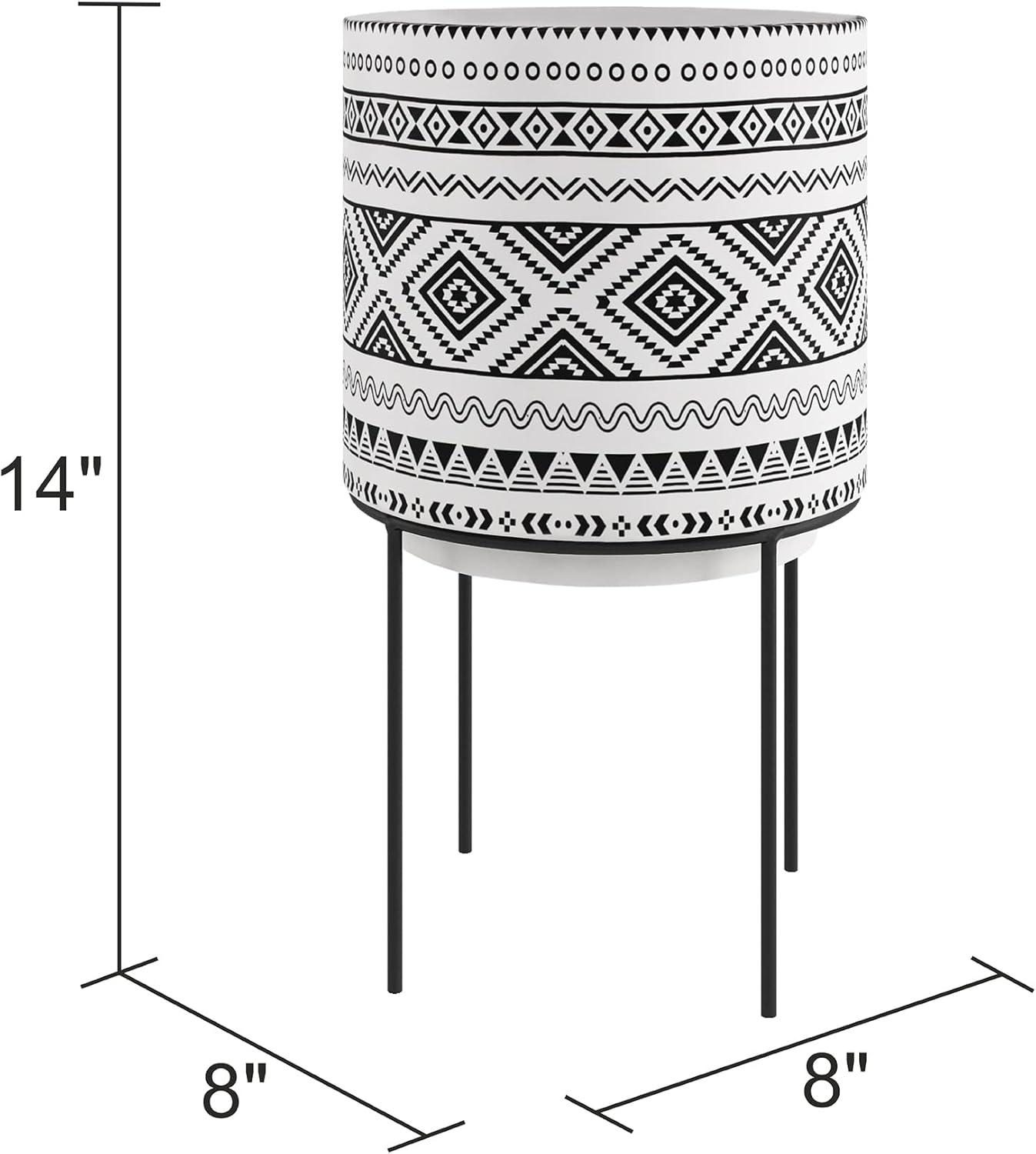 Mateo Round Ceramic Modern Indoor Pot Planter