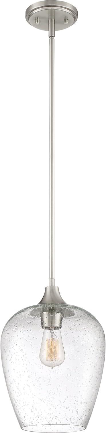 Quoizel Lighting Towne 1 - Light Pendant in  Brushed Nickel