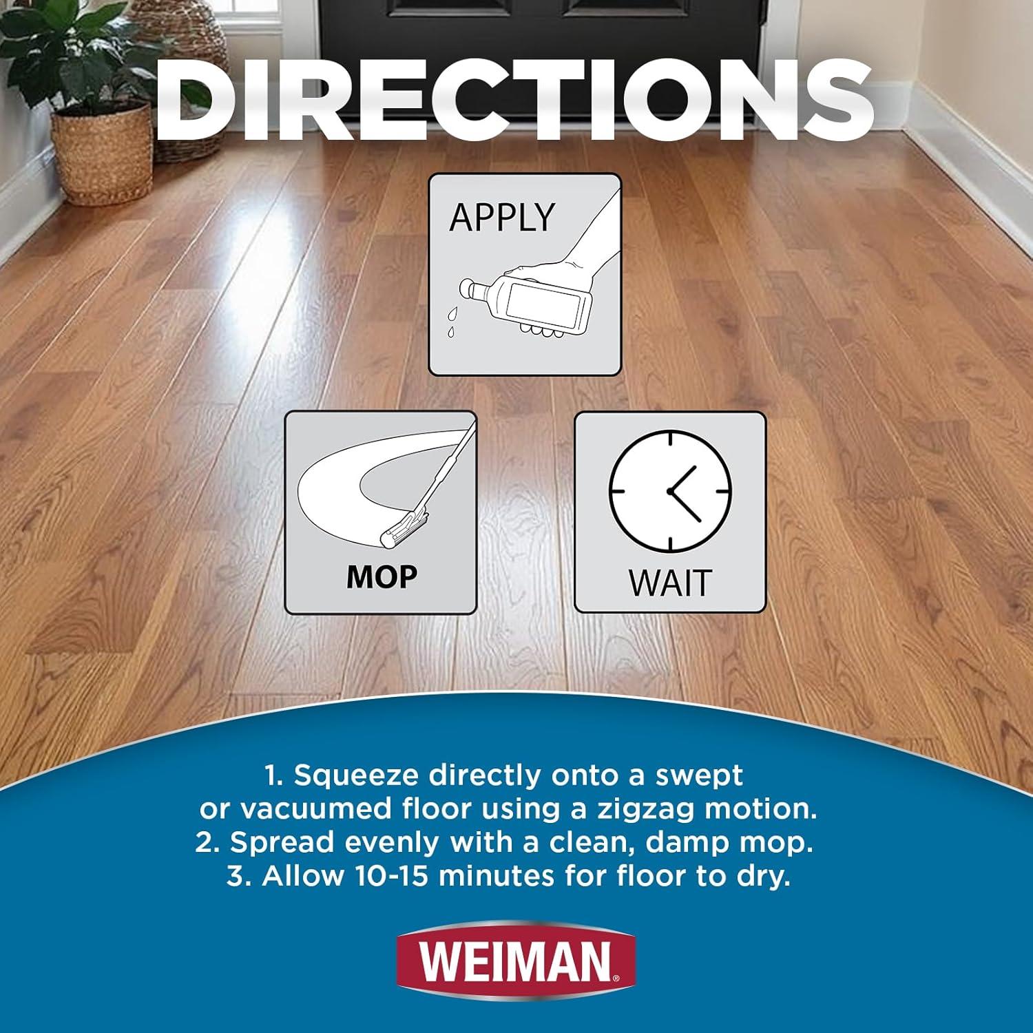 WEIMAN 522EA 32 oz. Squeeze Bottle Hardwood Floor Cleaner