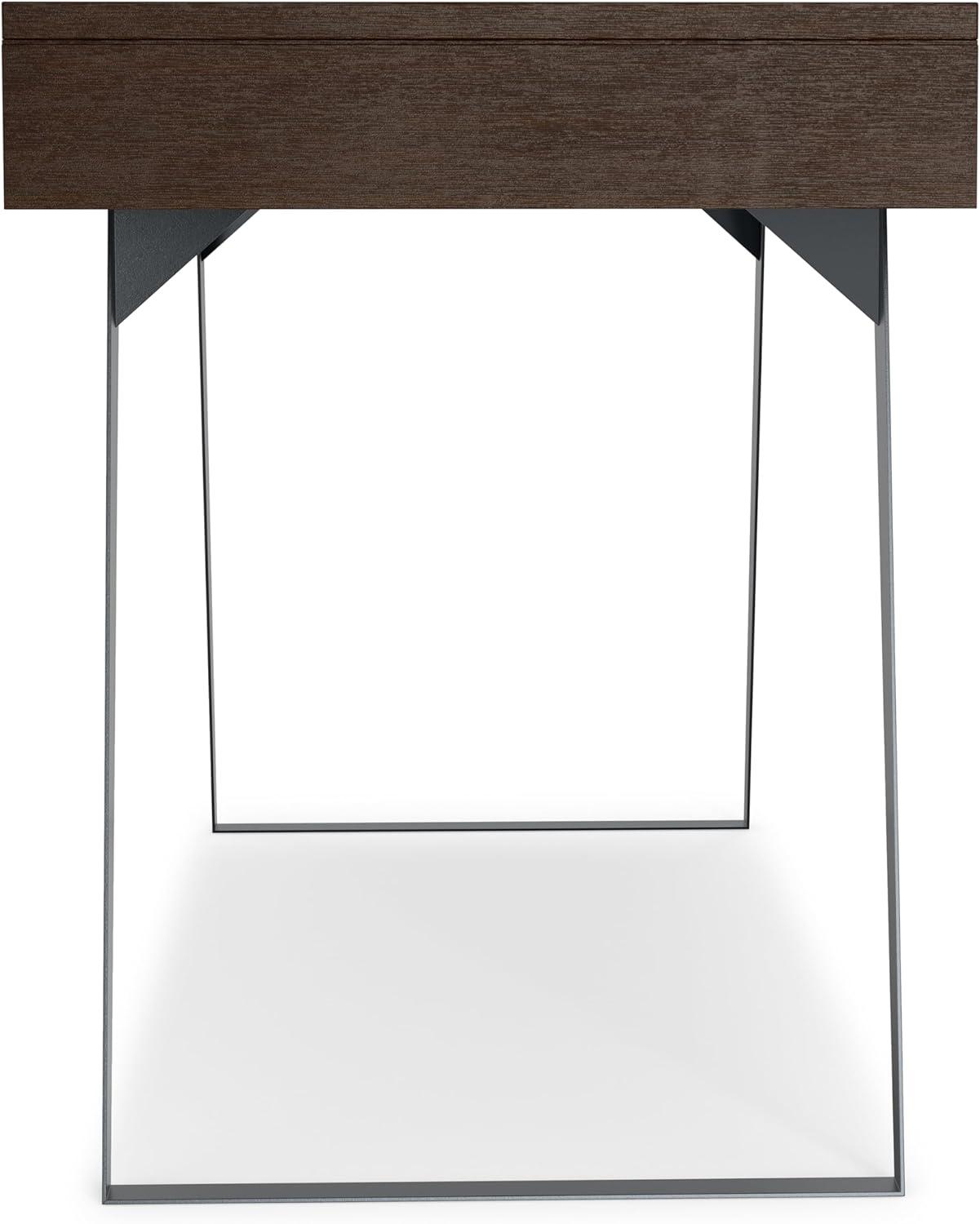Simpli Home Lowry Solid Wood Desk
