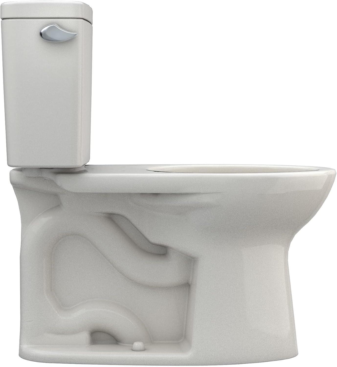 Drake® 1.6 GPF Elongated Two-Piece Toilet with Tornado Flush (Seat Not Included)