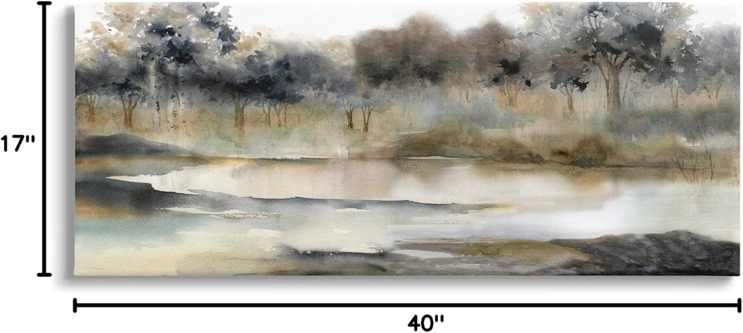 Stupell Industries " Trees By Lakeside Landscape " by Carol Robinson Painting Print