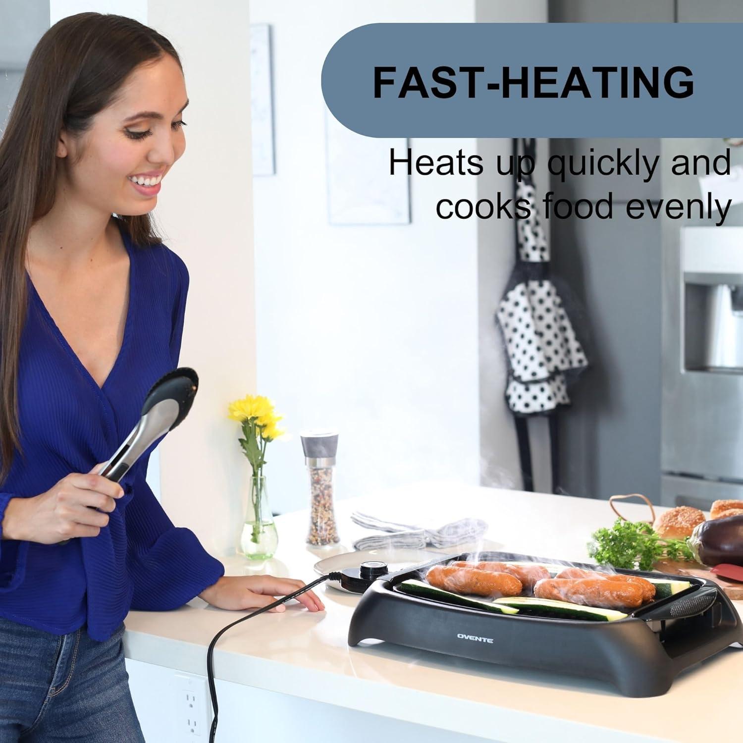 Ovente OVENTE Non-Stick Electric Grill