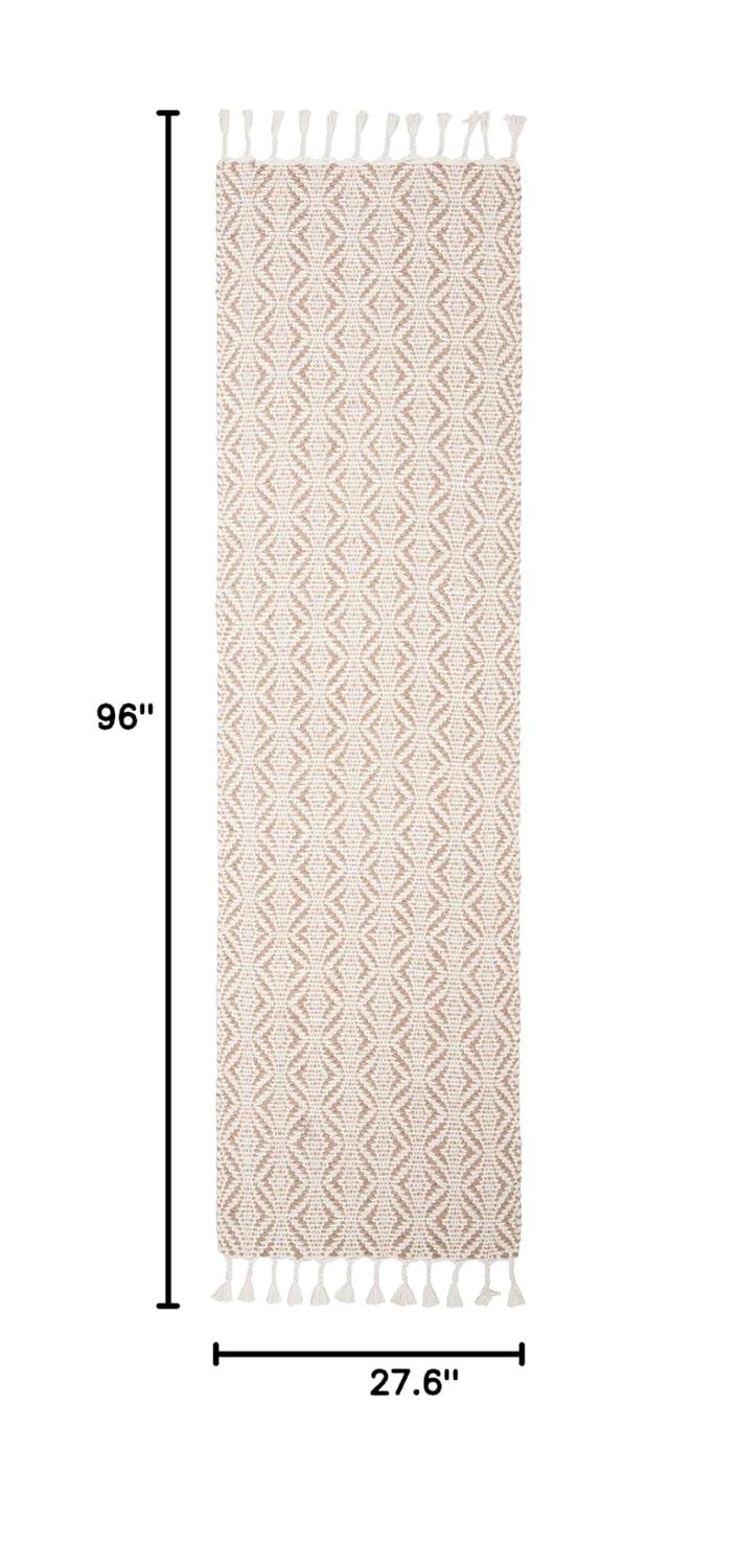 Natura NAT153 Hand Loomed Runner Rug - Beige - 2'3"x8' - Safavieh.