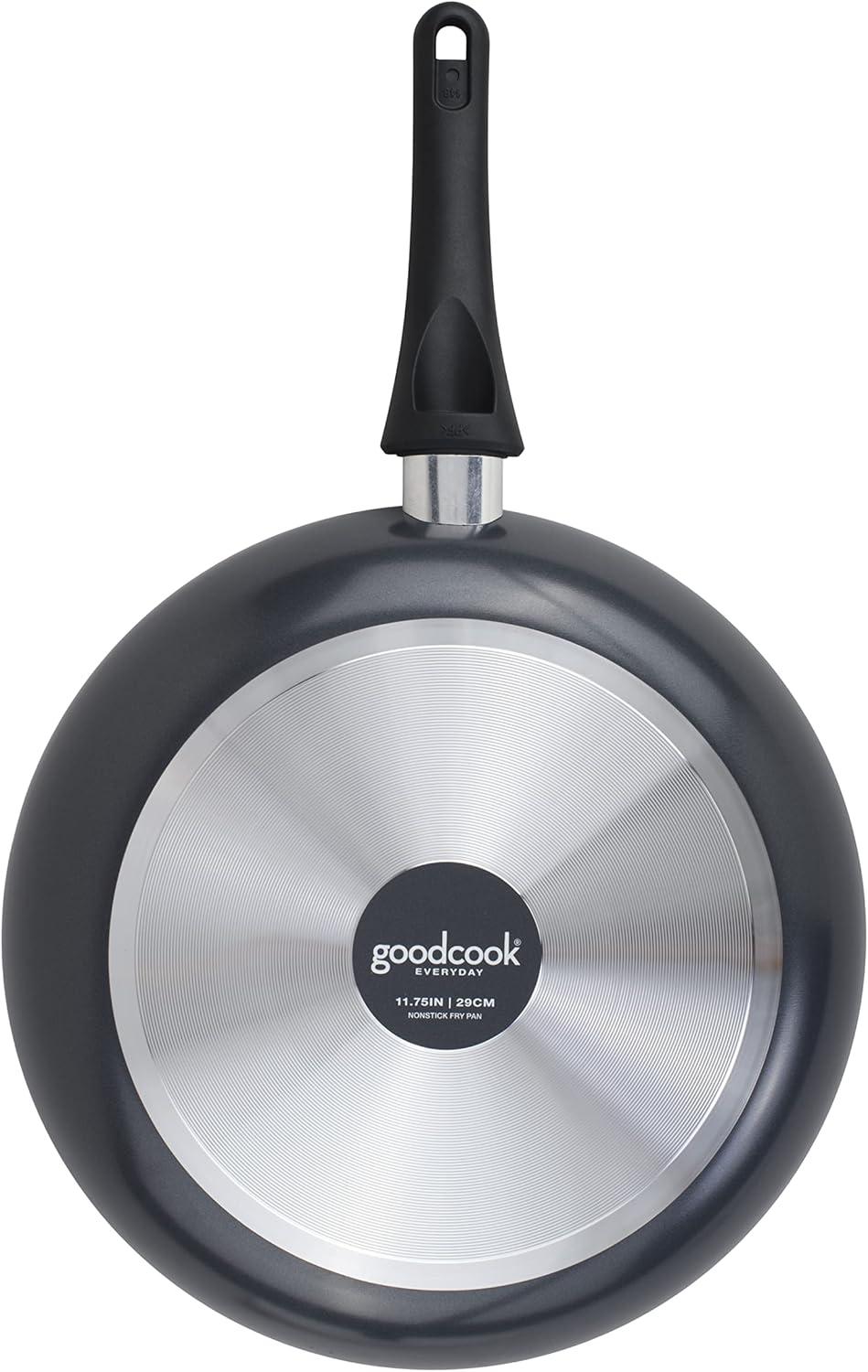 Good Cook 3 Quarts Non-Stick Aluminum Saute Pan