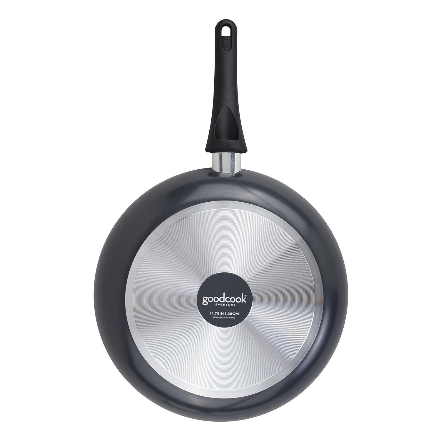 Good Cook 3 Quarts Non-Stick Aluminum Saute Pan