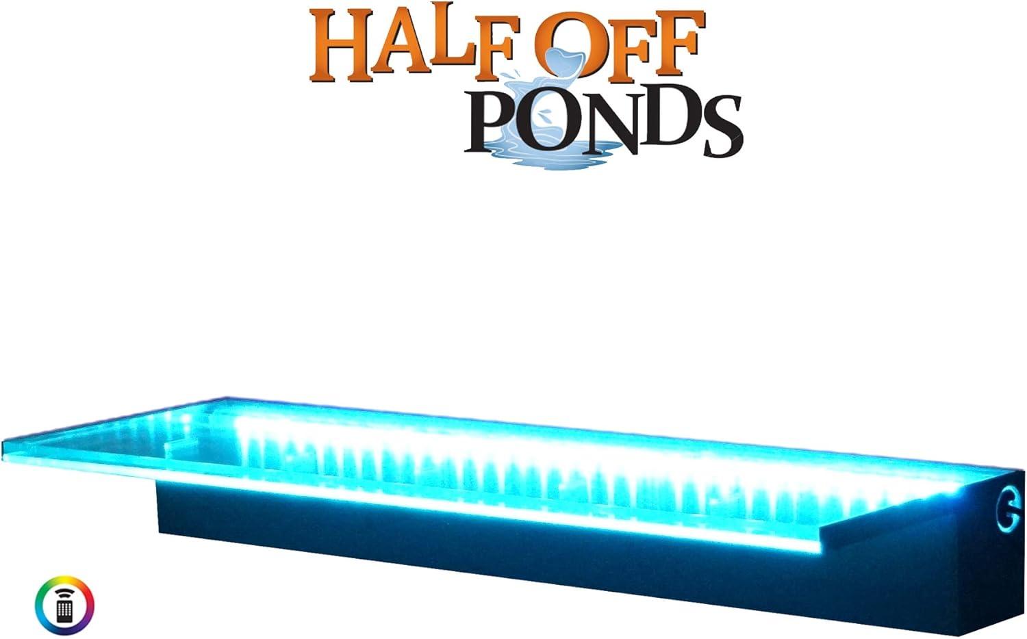 Half Off Ponds Sheer Elegance 24" Color Changing LED Lighted Spillway - SE24CC