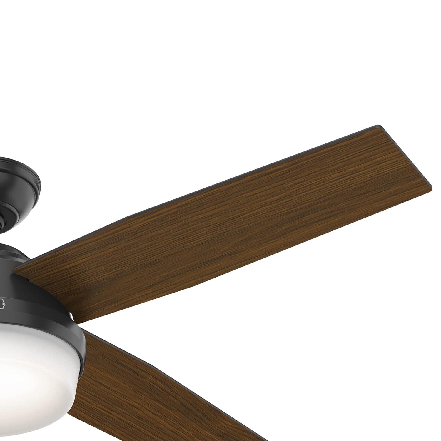 Dempsey 52" 4 - Blade Contemporary Indoor Ceiling Fan with Lights and Remote