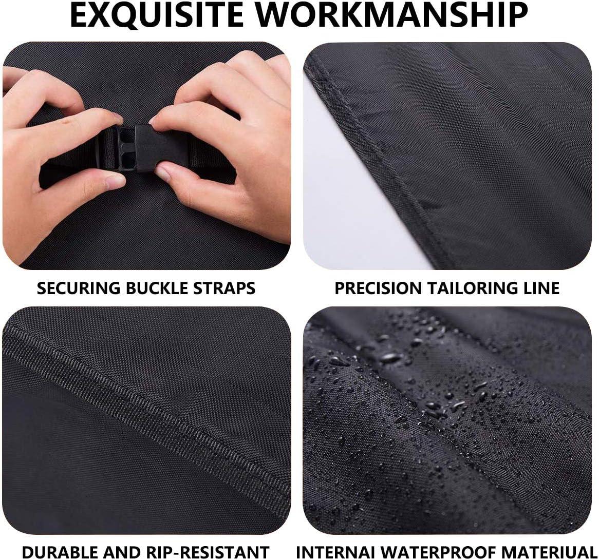 Aozzy Air Conditioner Covers For Window Units Ac Covers For Outside Unit Winter Outdoor Heavy Duty Waterproof Insulation Defender With Adjustable Straps 25.5"W x 17"H x 20.5"D Inches