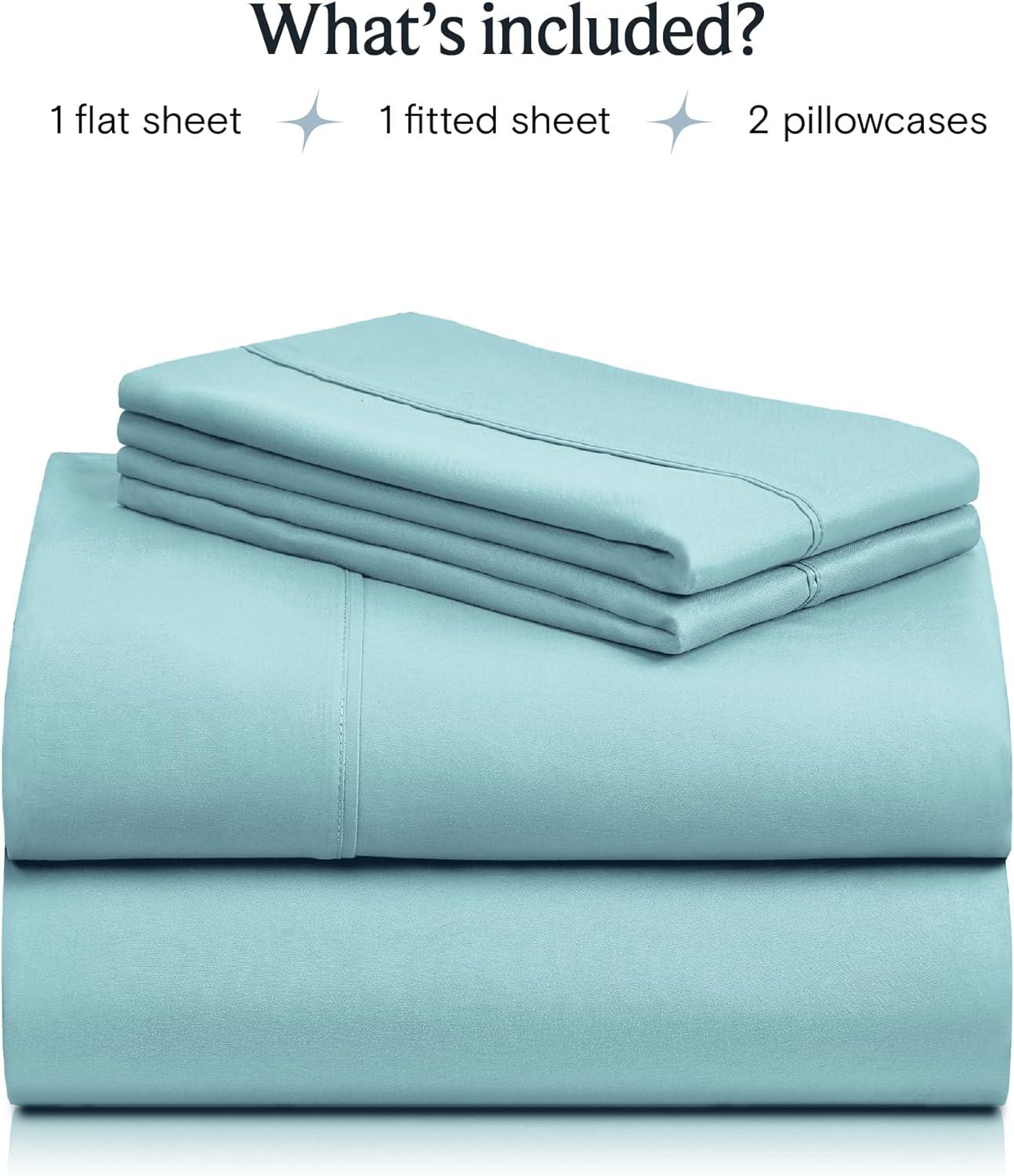 Rayon From Bamboo Solid Performance Sheet Set - Luxclub