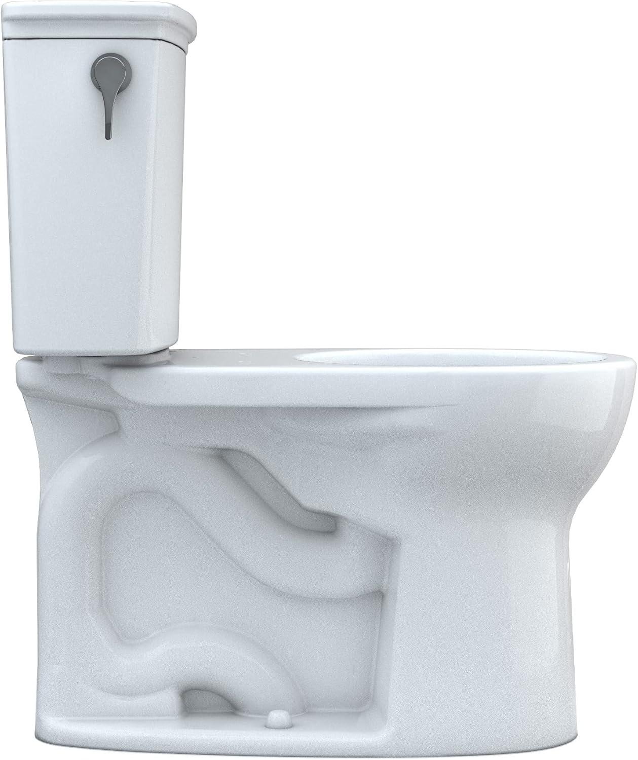 Drake® 1.28 GPF Round Two-Piece Toilet with Tornado Flush (Seat Not Included)