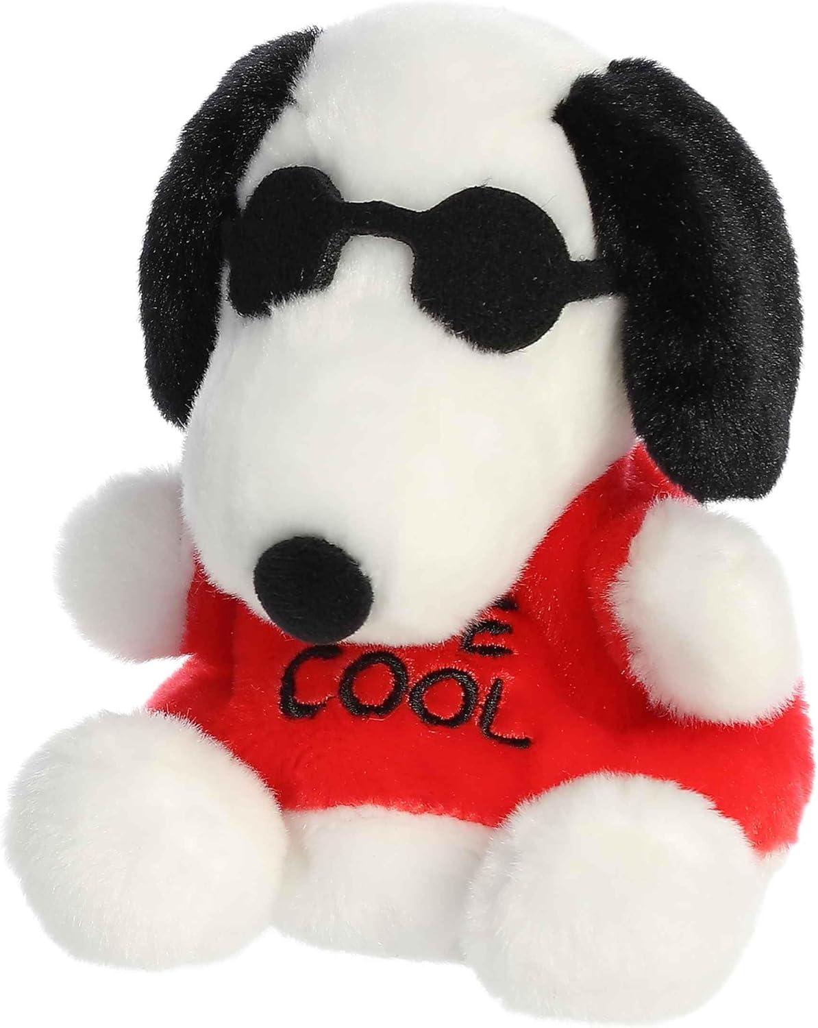 Aurora Mini Palm Pals Joe Cool Peanuts Timeless Stuffed Animal White 5"
